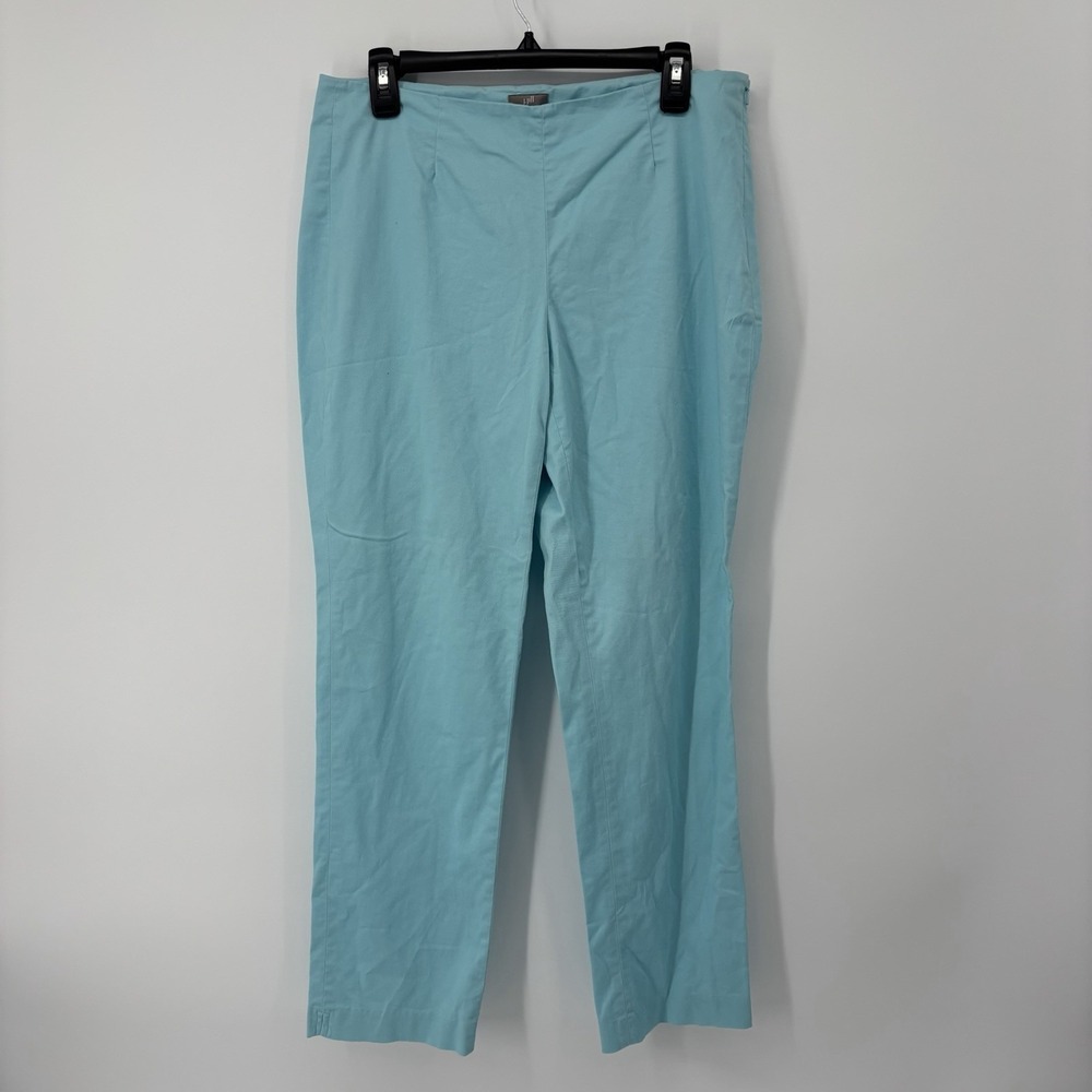 J. Jill Turquoise Blue Trousers Womens Size 6 Stretch Tapered‎ Career